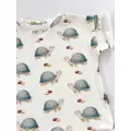 KOMPLET T-SHIRT TURTLES + KOLARKI DUSTY BLUE